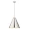 Z-Lite Eaton 1 Light Pendant, Polished Nickel & Polished Nickel 6011P24-PN - alternate 1